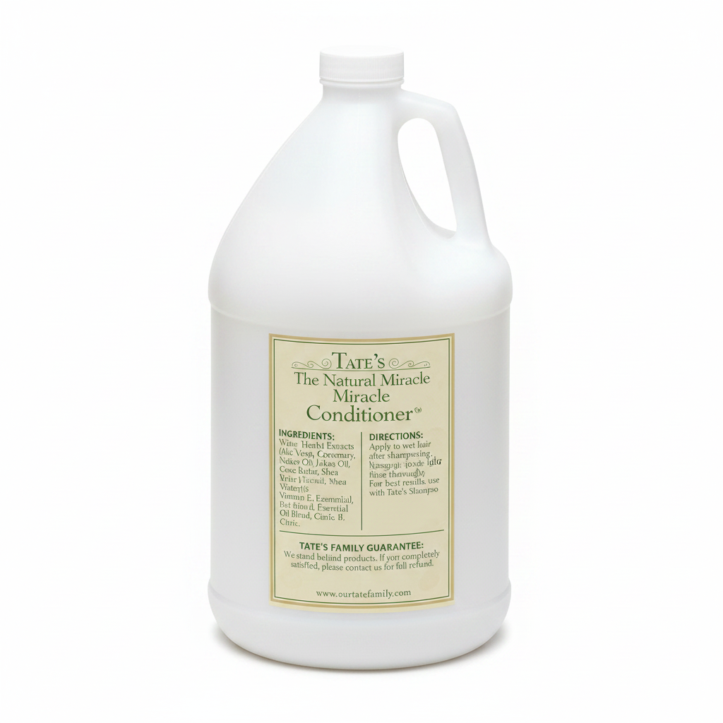 Tate's The Natural Miracle Conditioner Gallon back