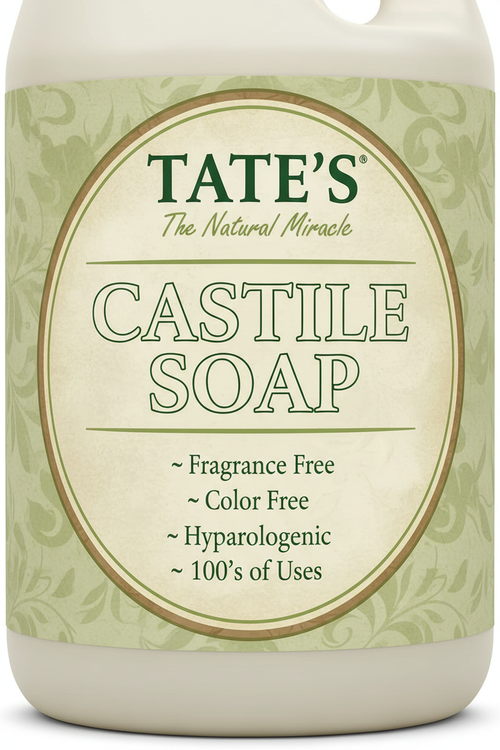 Tate's Natural Miracle Castile Soap Label