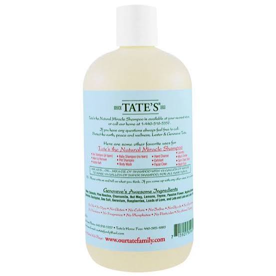 Tate's The Natural Miracle Shampoo 8oz